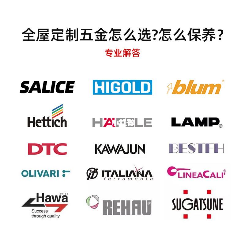 全屋定制五金怎么选择品牌，全屋定制五金品牌前十大排名榜